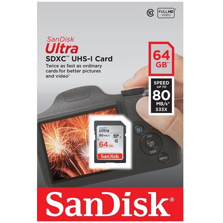 Camera Memory Cards SanDisk 64GB